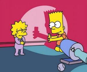 Puzzle Bart διασπούν την αδελφή της Μάγκι